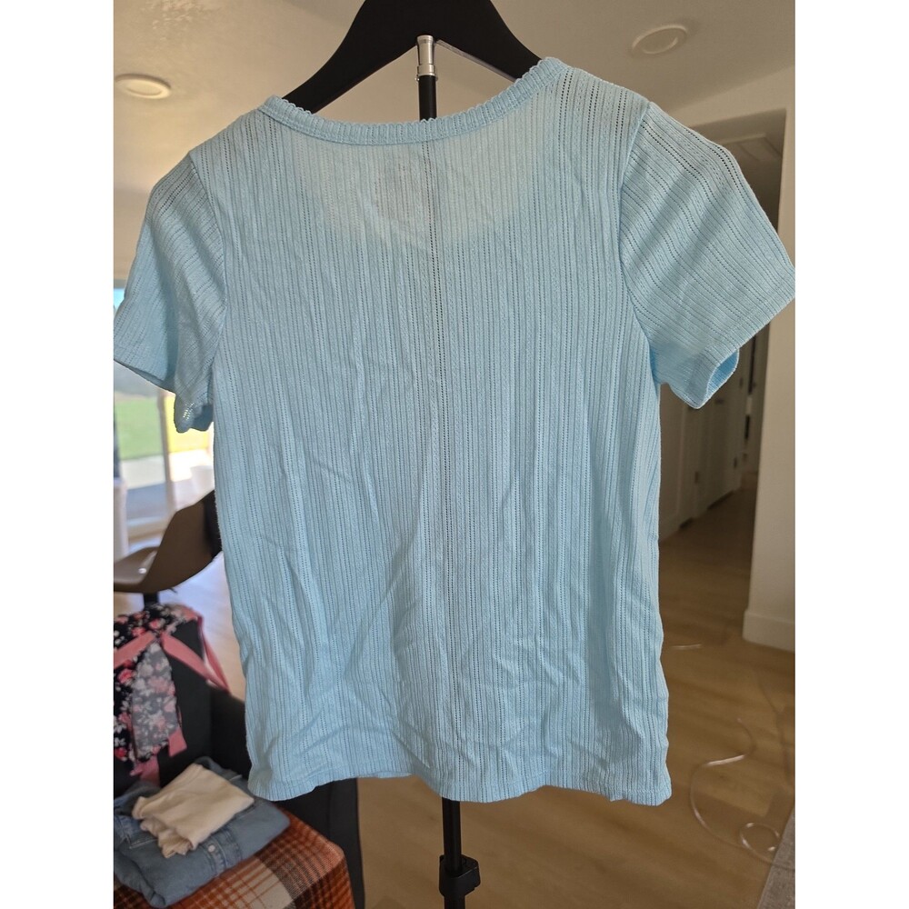 Cat And Jack Girls Blue Shirt Size XL 14 - Picture 7 of 7